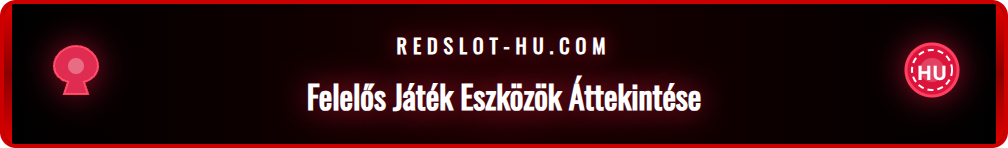 Redslot felelős játék eszközök: befizetési és veszteségkorlátok a felhasználói felületen.