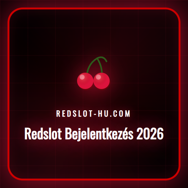 Egy felhasználó laptopon végzi a biztonságos Redslot bejelentkezést 2026-ban, a háttérben a kaszinó felületének logója látható.