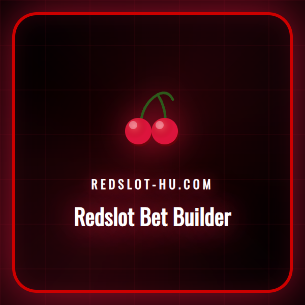 Egy férfi okostelefonon használja a Redslot Bet Builder alkalmazást, a képernyőn egy focimeccs piacai láthatók.