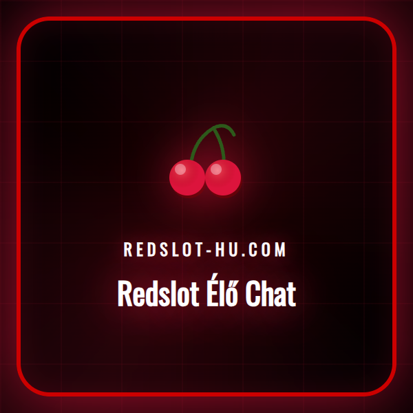 A Redslot élő chat ikonja egy okostelefon képernyőjén.