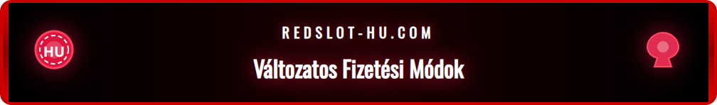 A Redslot kaszinóban elérhető fizetési opciók ikonjai.