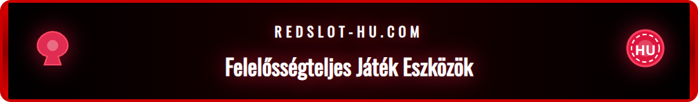 A Redslot platform beállításai, ahol a játékos limiteket állíthat be.