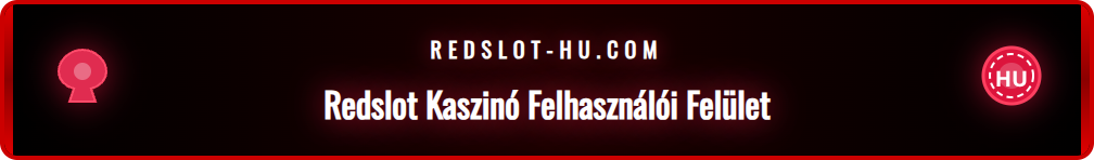 A Redslot kaszinó modern és felhasználóbarát felülete asztali számítógépen, amely a játékok könnyű elérését mutatja.