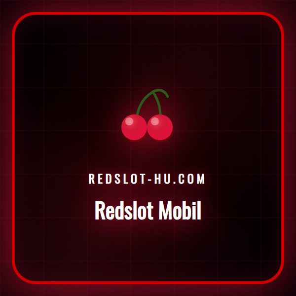 A Redslot mobil kaszinó kezdőképernyője egy modern okostelefonon.