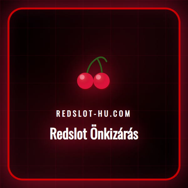 Felelősségteljes játékos a Redslot önkizárási felületén.