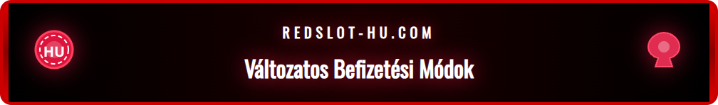 A Redslot platformon elérhető fizetési módok logói: bankkártya, Skrill, Neteller.