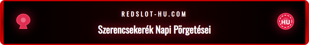 Egy felhasználó éppen megpörgeti a Redslot napi bónusz kerekét egy laptop képernyőjén.