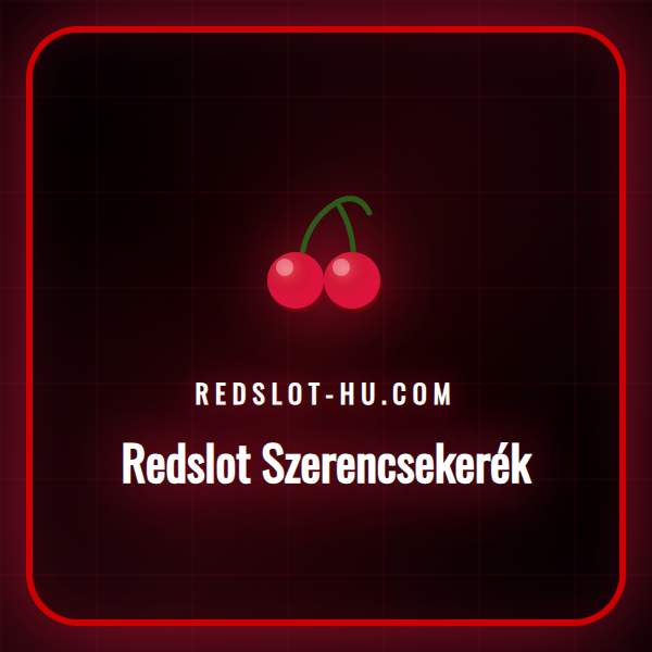 A Redslot Szerencsekerék pörög, miközben színes nyeremények és bónuszok villannak fel rajta.