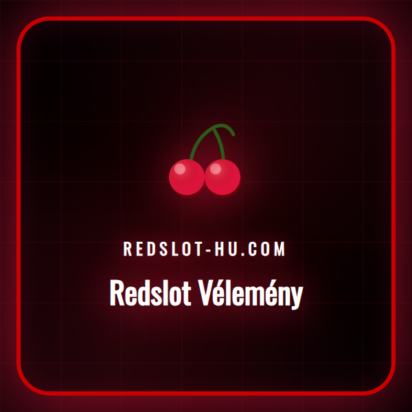 A Redslot online kaszinó kezdőoldala laptop képernyőn, háttérben a népszerű nyerőgépek ikonjaival.